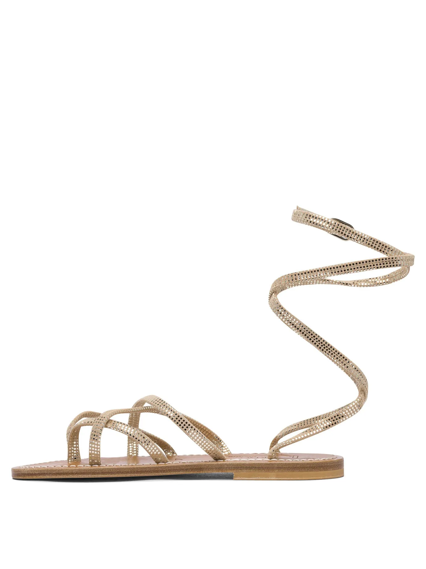 Sandals Gold sold by Wanan Luxury product image thumbnail 3
