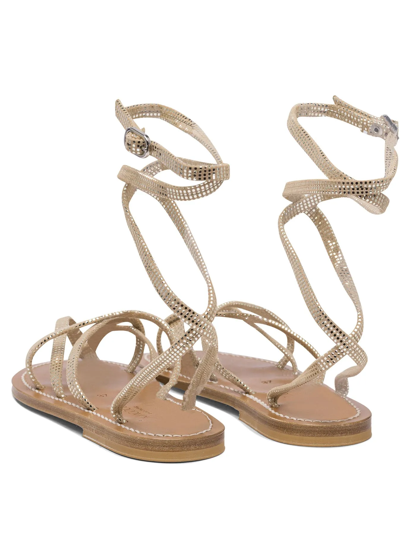 Sandals Gold sold by Wanan Luxury product image thumbnail 4