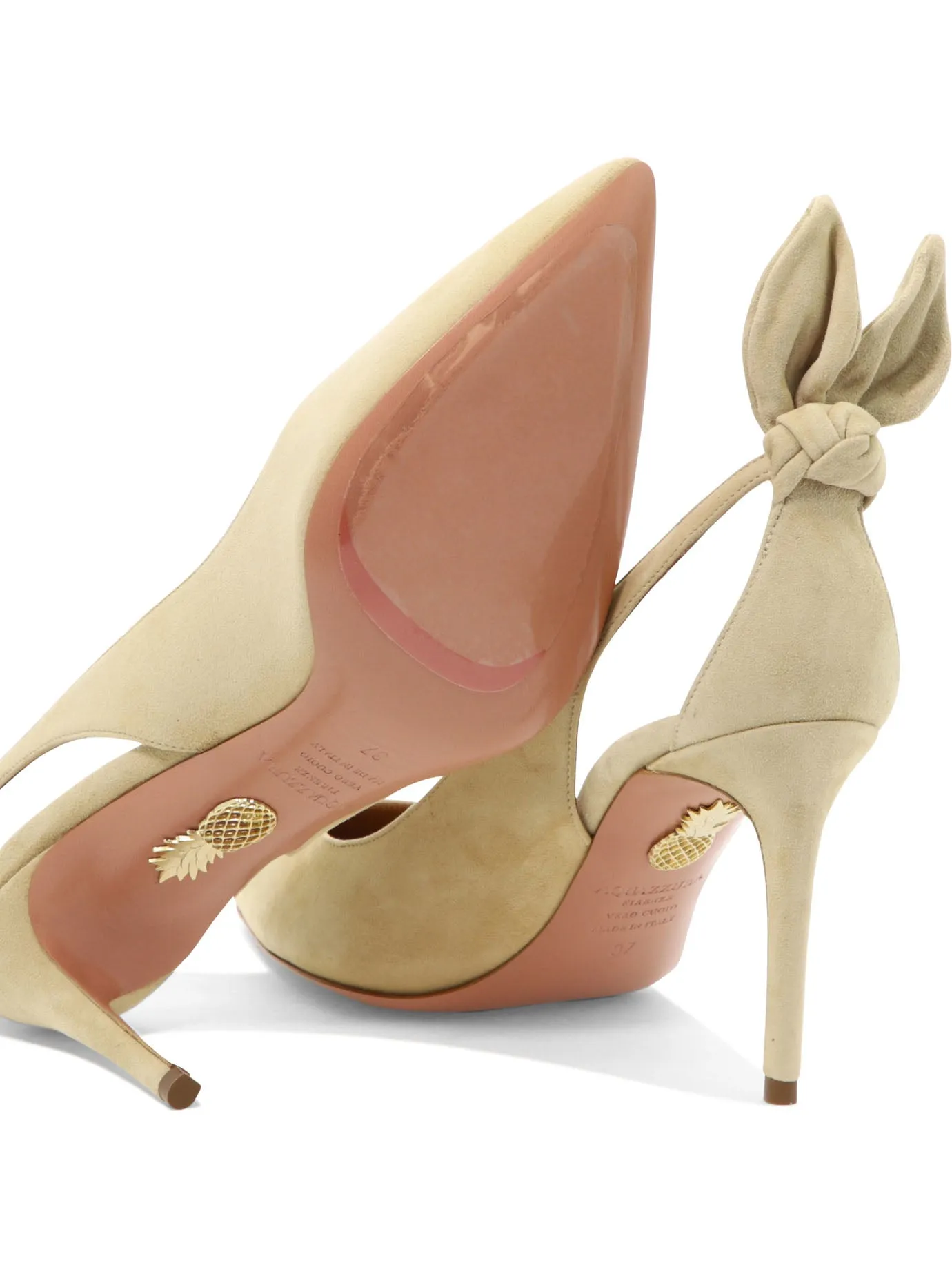 Bow Tie 85 Mm Heeled Shoes Beige sold by Wanan Luxury product image thumbnail 5