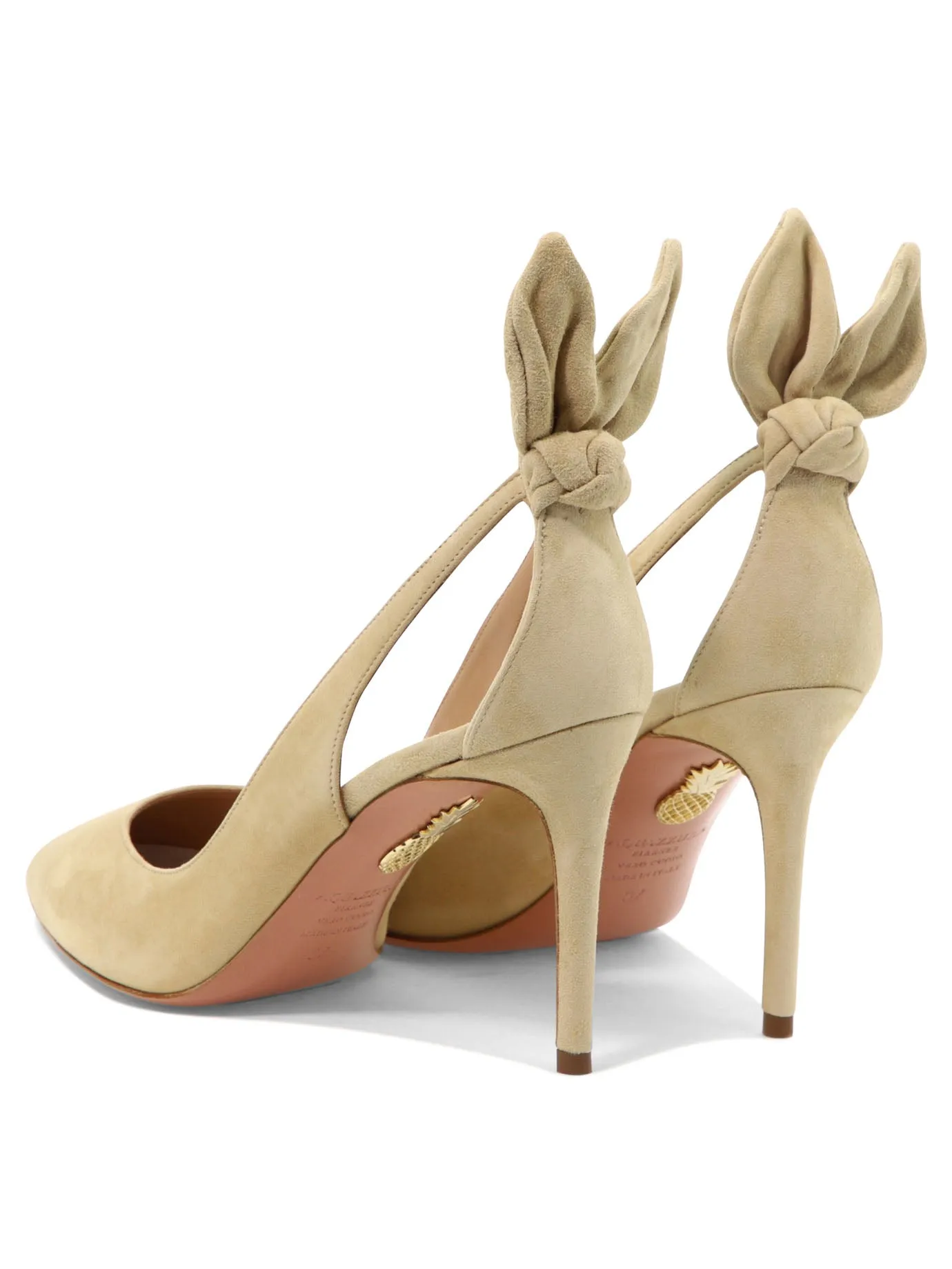 Bow Tie 85 Mm Heeled Shoes Beige sold by Wanan Luxury product image thumbnail 4