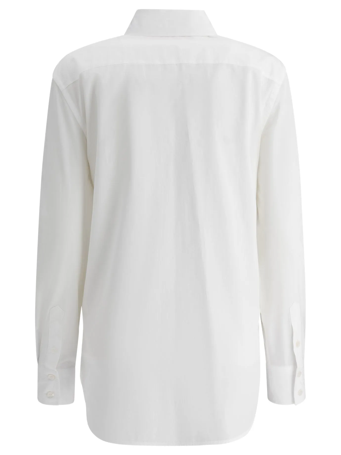 Cotton Poplin Shirt Shirts White sold by Wanan Luxury product image thumbnail 2