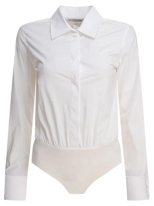 Chemisier Bodysuits Tops White made by MaxMara