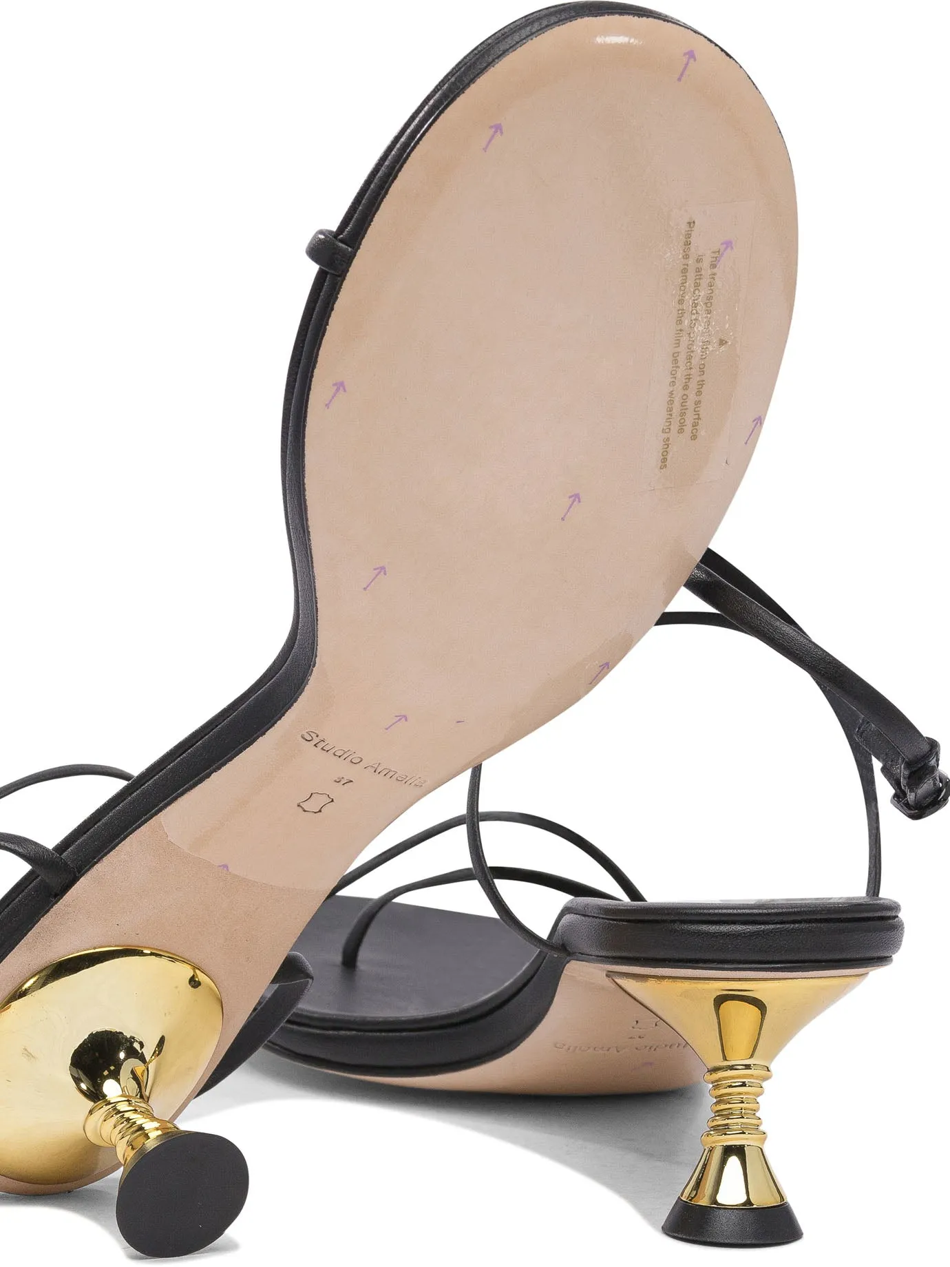 Helix 50mm Sandals Black sold by Wanan Luxury product image thumbnail 5