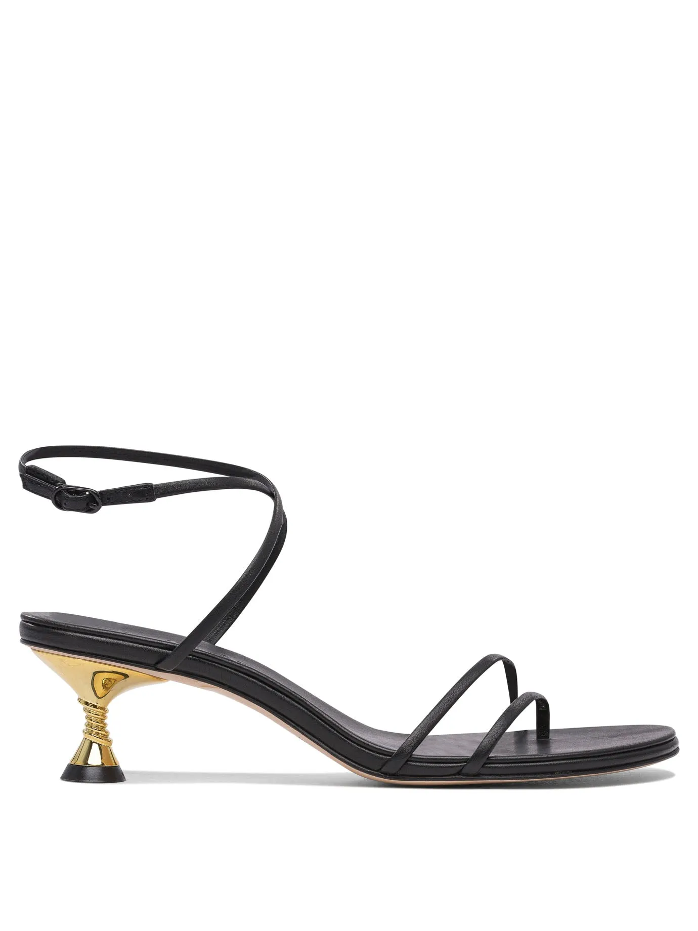 Helix 50mm Sandals Black sold by Wanan Luxury