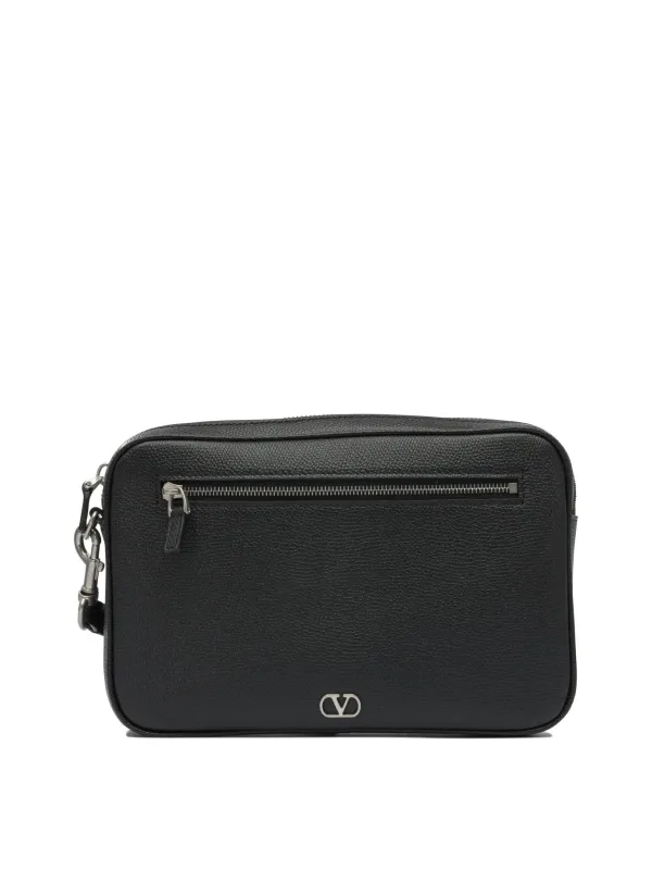 Vlogo Signature Pouch Black sold by Wanan Luxury