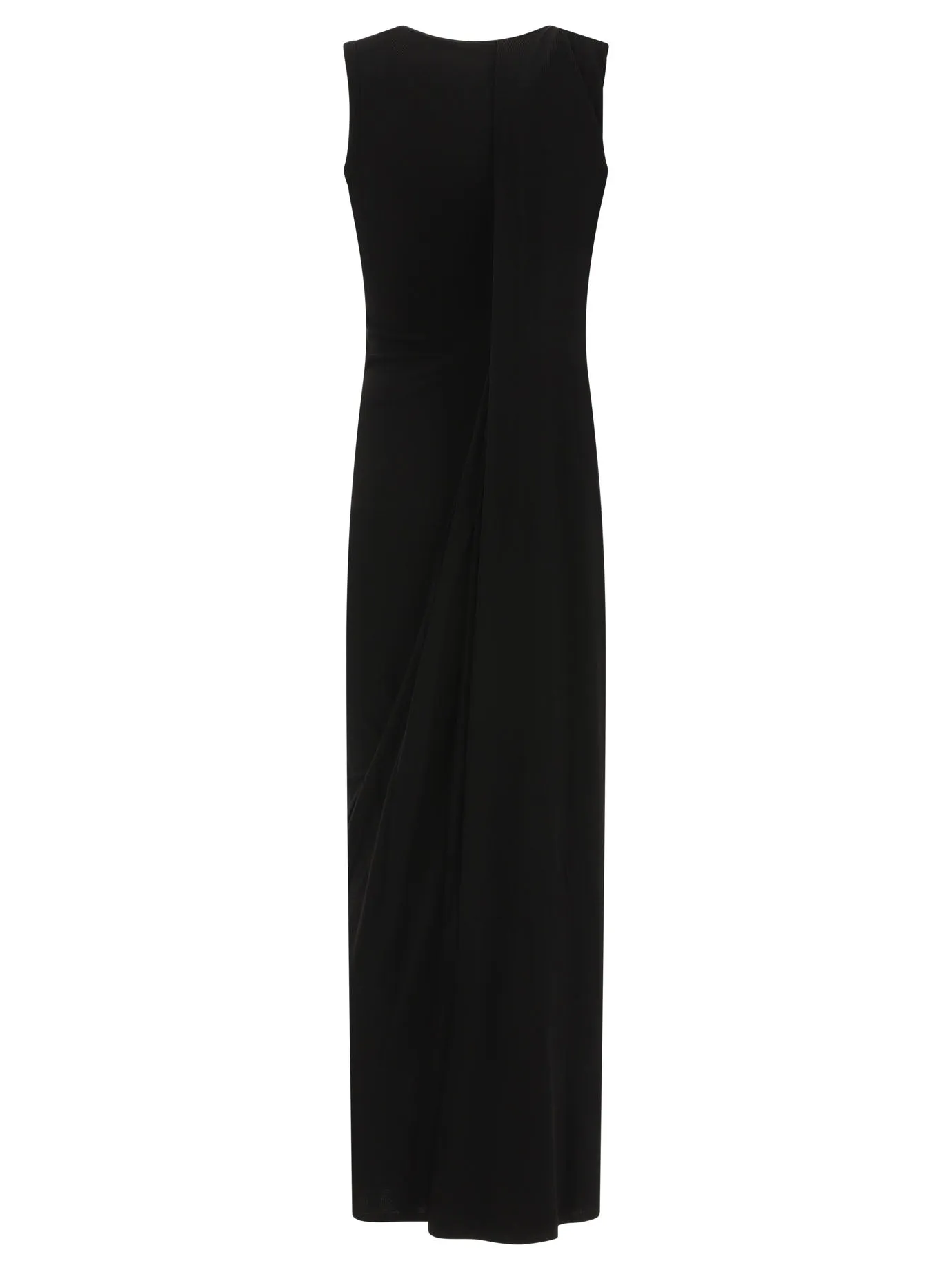 Ribbed Jersey Sleeveless Dress Dresses Black sold by Wanan Luxury product image thumbnail 2