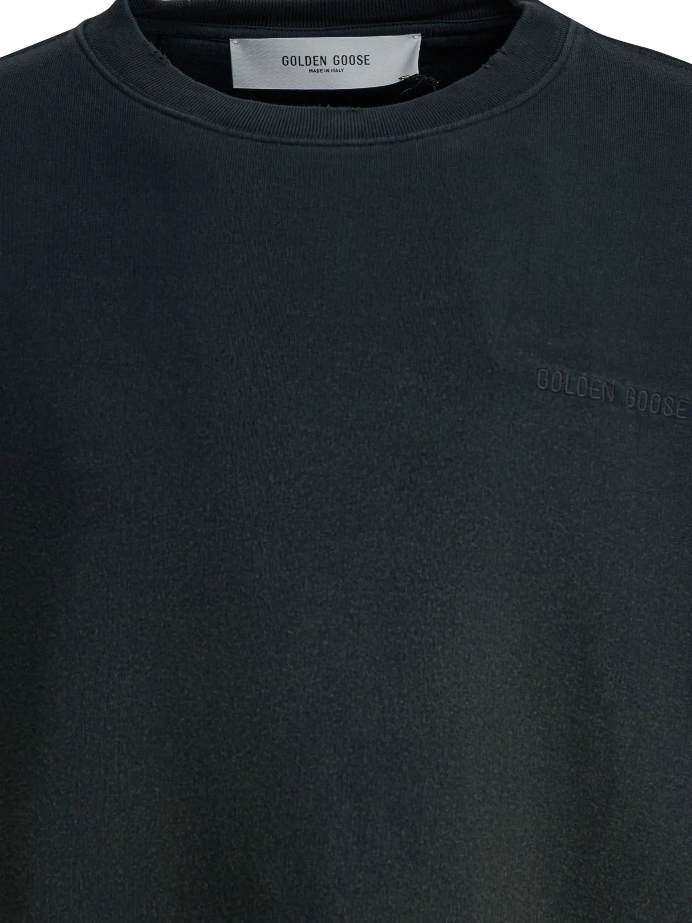 Vintage Effect Crewneck Sweatshirt Sweatshirts Black sold by Wanan Luxury product image thumbnail 3