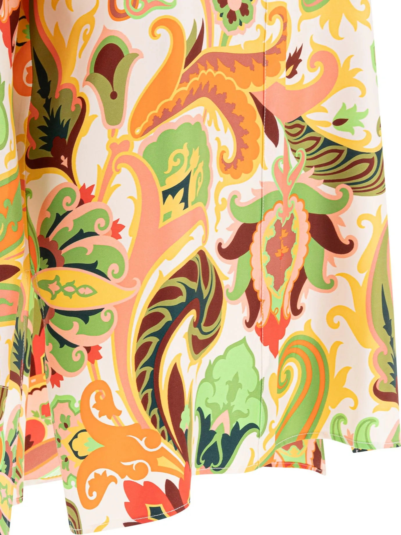 Silk Paisley Shirt Shirts Green sold by Wanan Luxury product image thumbnail 4