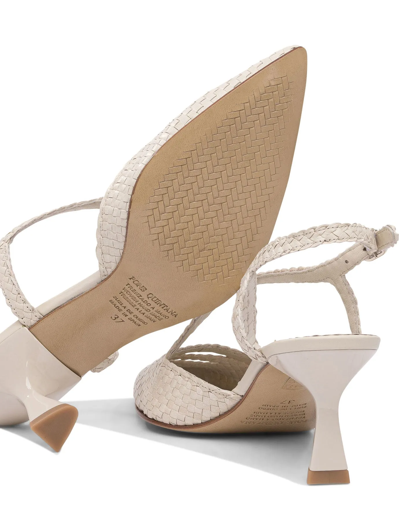 Heeled Shoes Beige sold by Wanan Luxury product image thumbnail 5