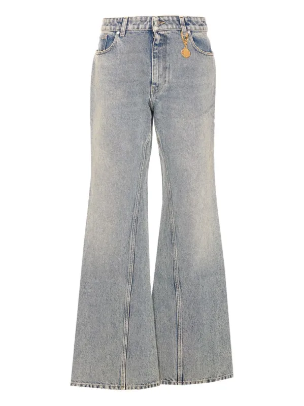 Flared Leg Denim Jeans sold by Wanan Luxury