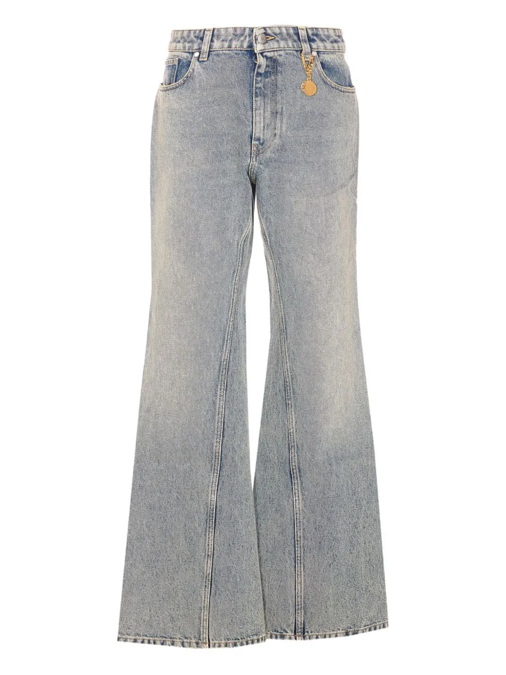 Flared Leg Denim Jeans sold by Wanan Luxury