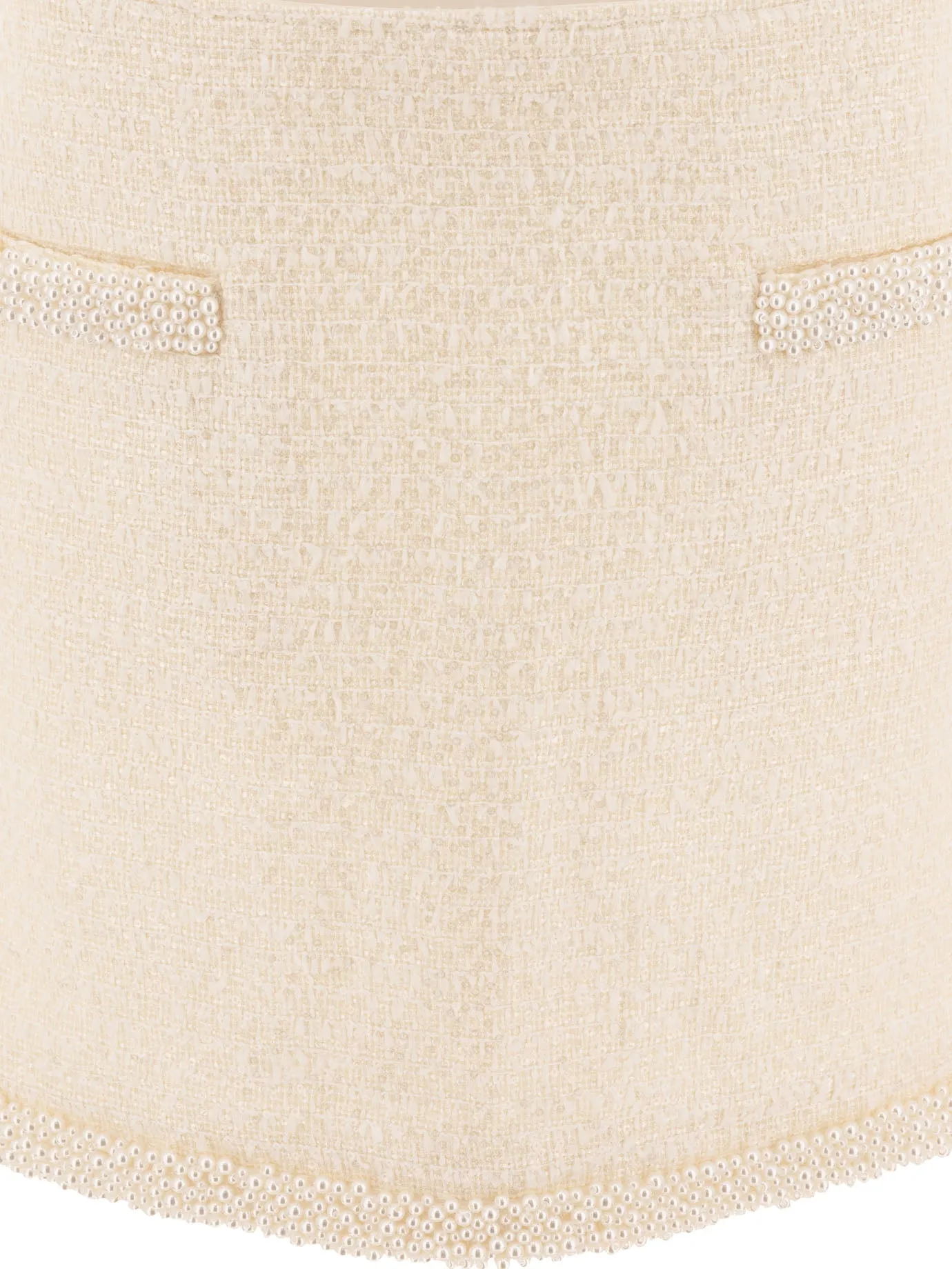Beaded Miniskirt Skirts Beige sold by Wanan Luxury product image thumbnail 3