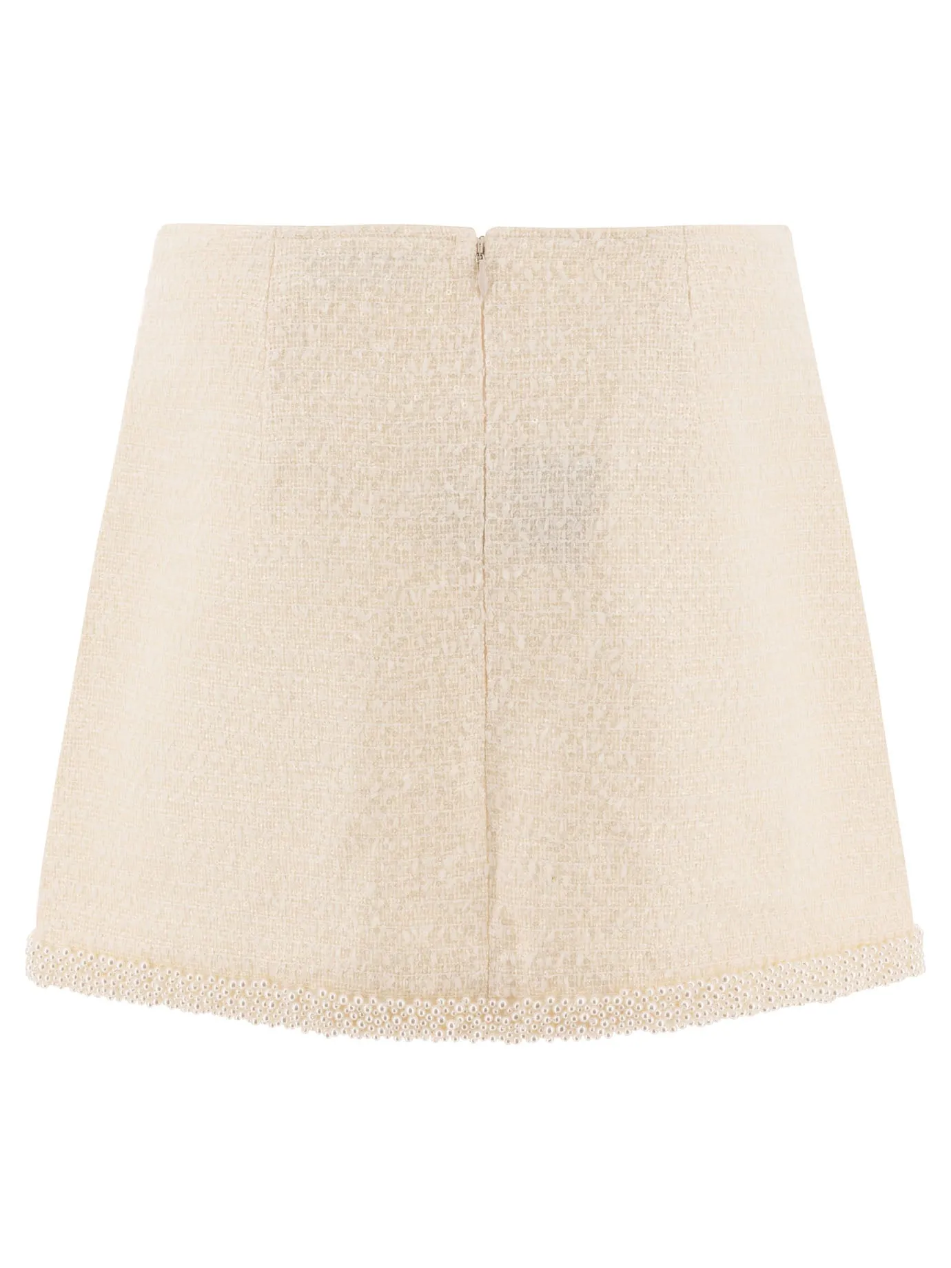 Beaded Miniskirt Skirts Beige sold by Wanan Luxury product image thumbnail 2