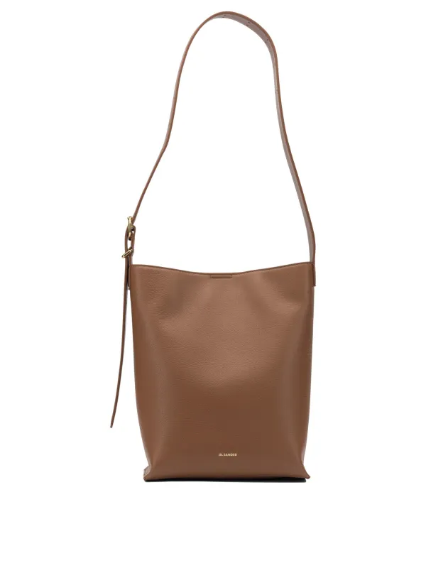 Cannolo Shoulder Bags Beige made by Jil Sander