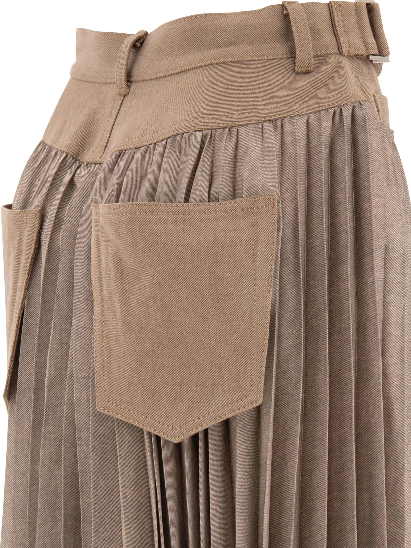 Pleated Skirt Skirts Beige sold by Wanan Luxury product image thumbnail 4