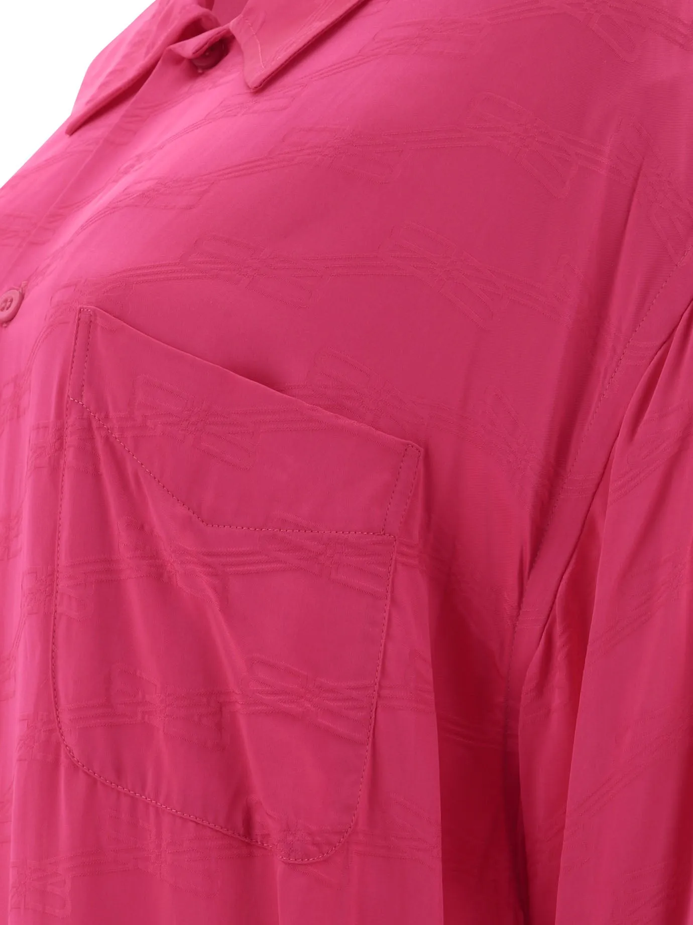 Shirt With Jacquard Logo Shirts Fuchsia sold by Wanan Luxury product image thumbnail 4