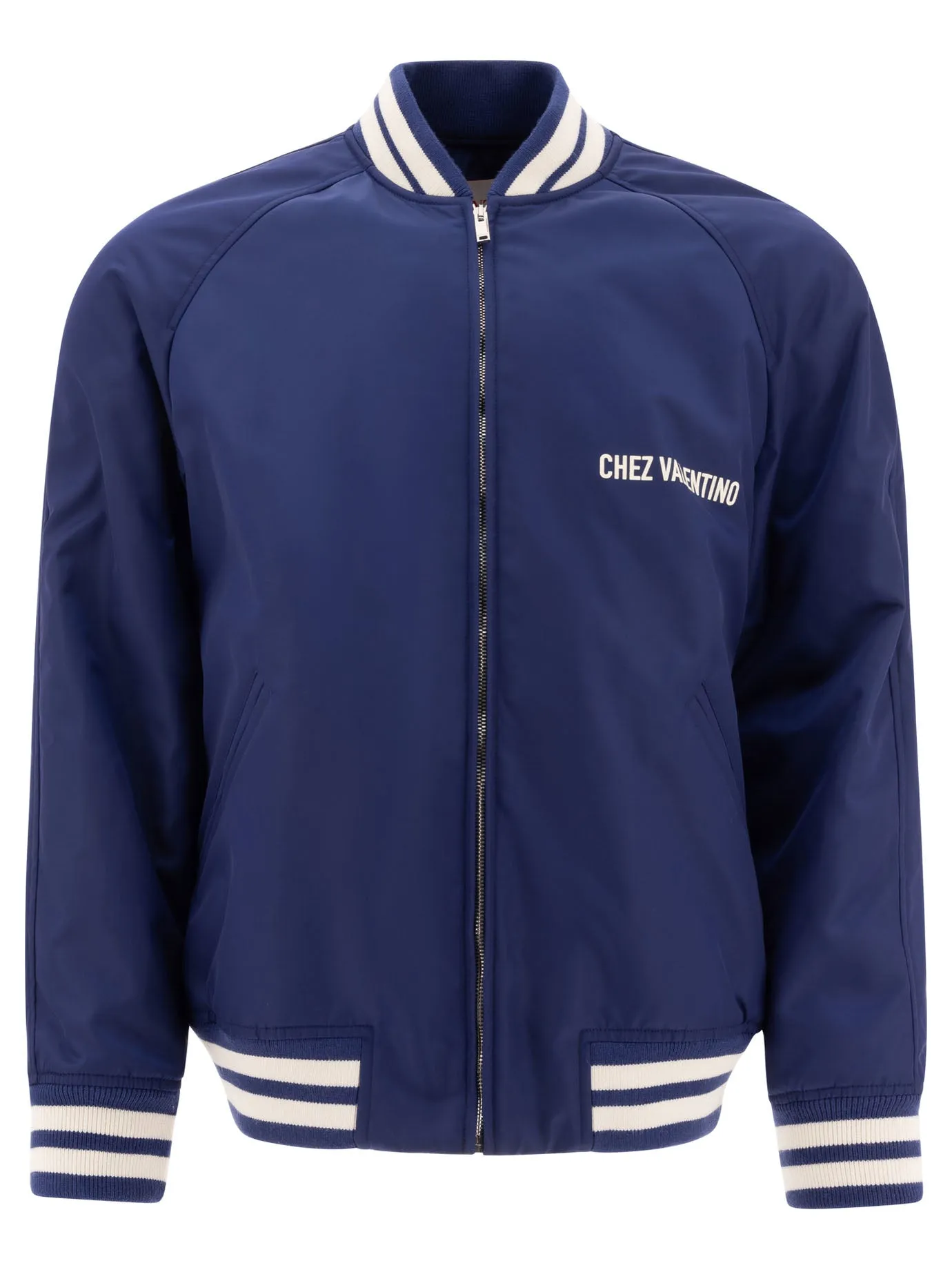 Nylon Bomber Jacket Jackets And Coats Blue sold by Wanan Luxury