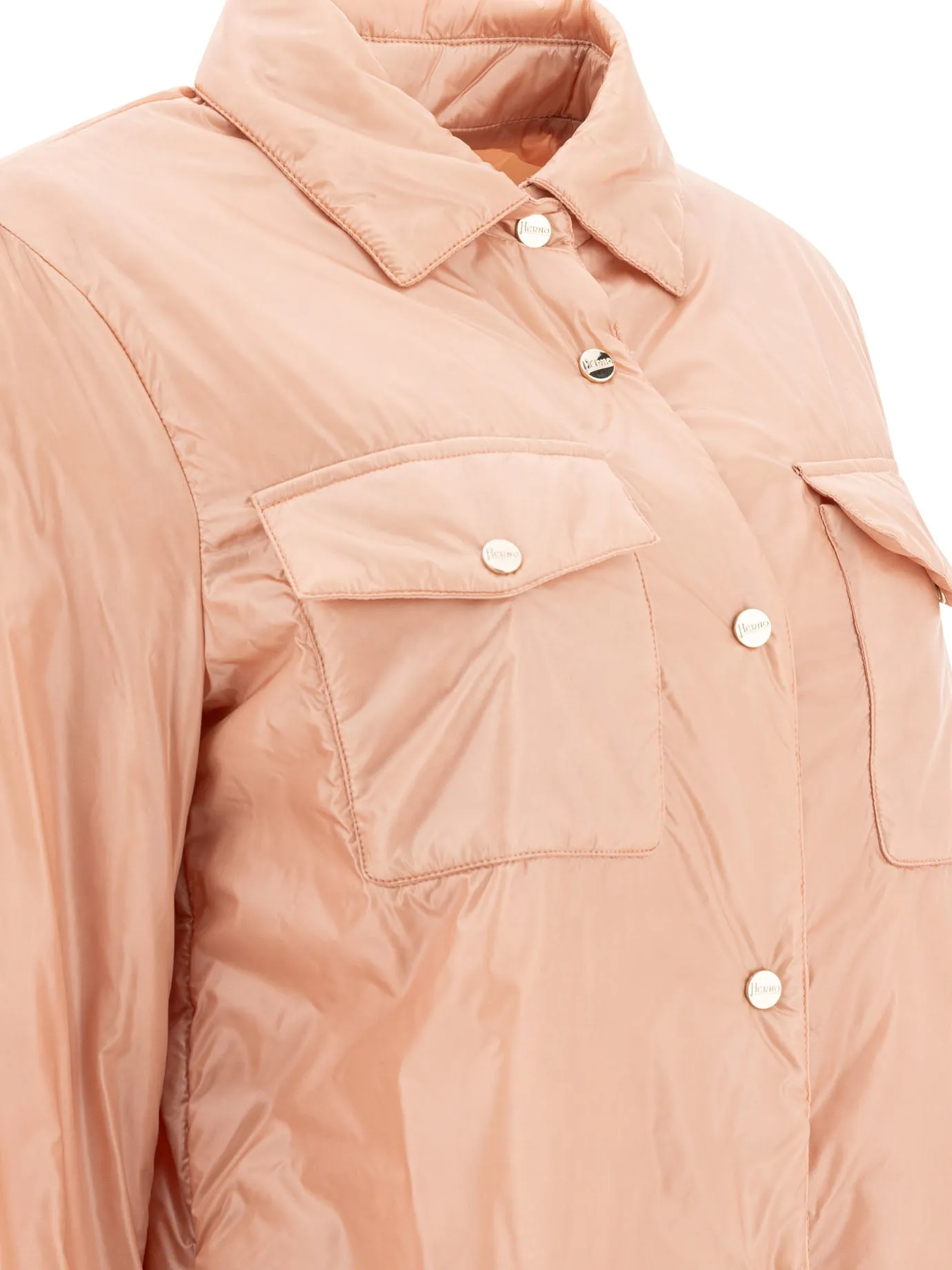 Nylon Overshirt Jacket Jackets And Coats Pink sold by Wanan Luxury product image thumbnail 4