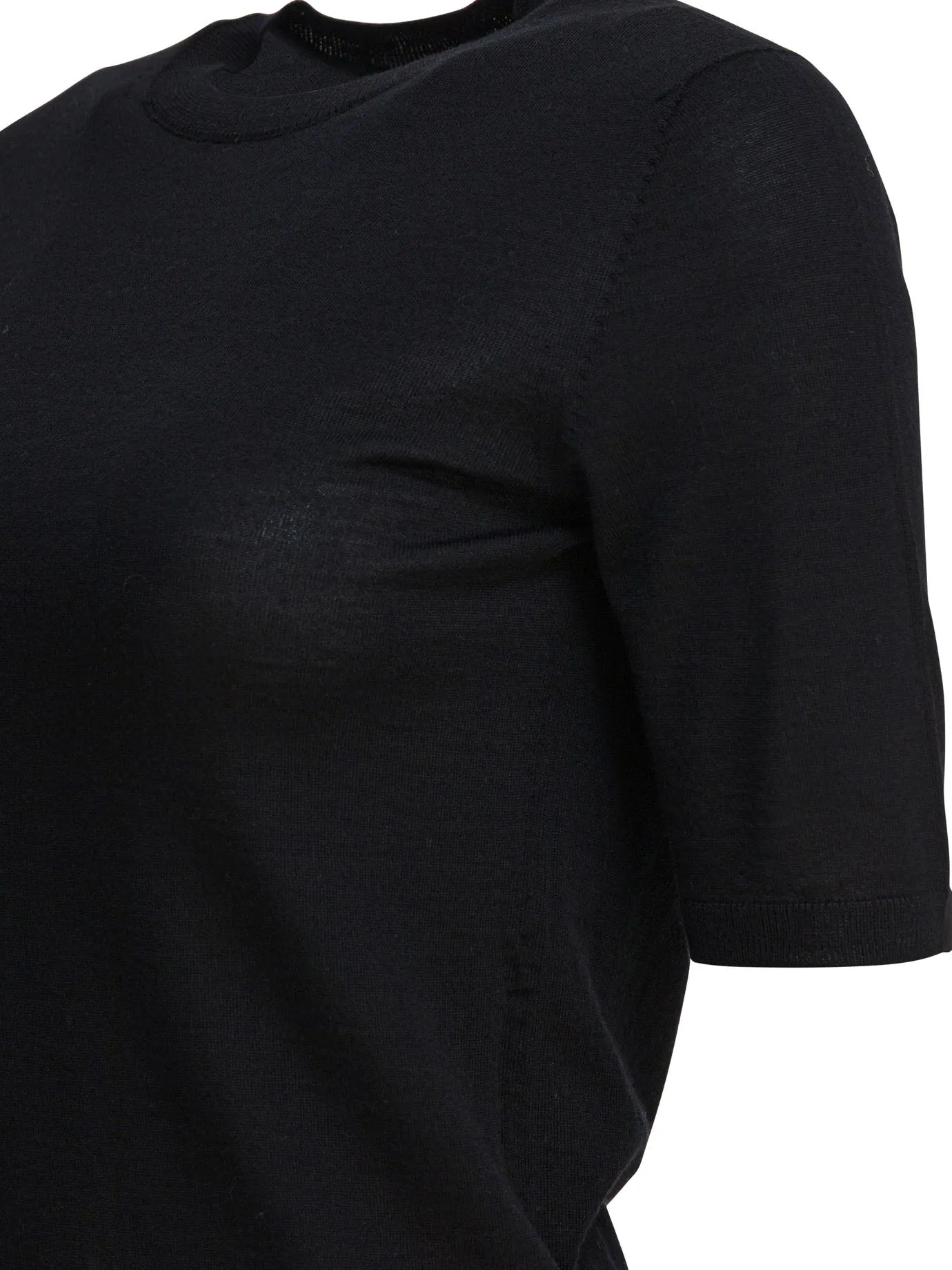 Basic Wool Sweater T-Shirts Black sold by Wanan Luxury product image thumbnail 4