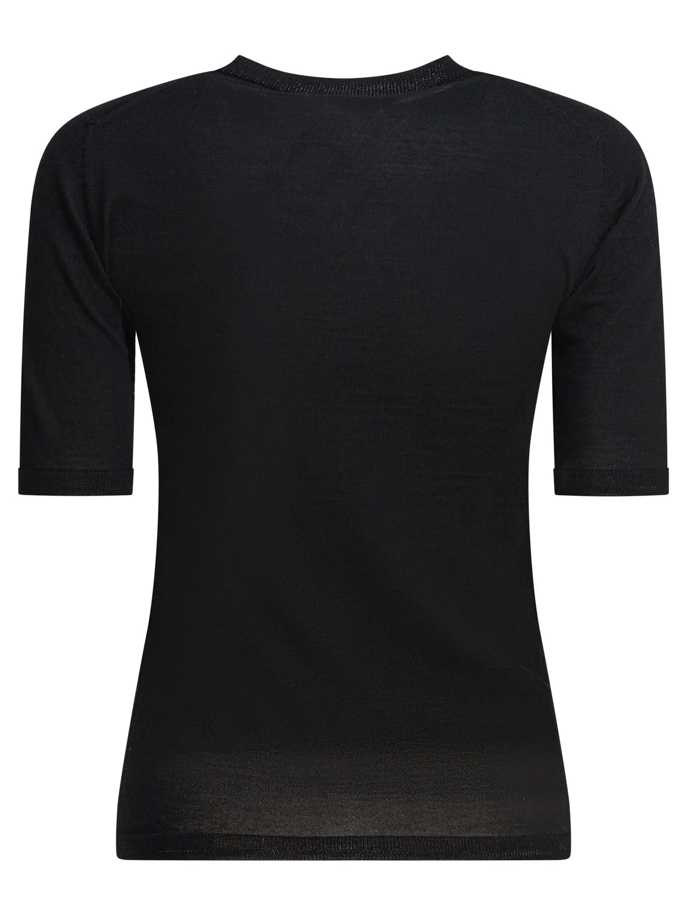 Basic Wool Sweater T-Shirts Black sold by Wanan Luxury product image thumbnail 2
