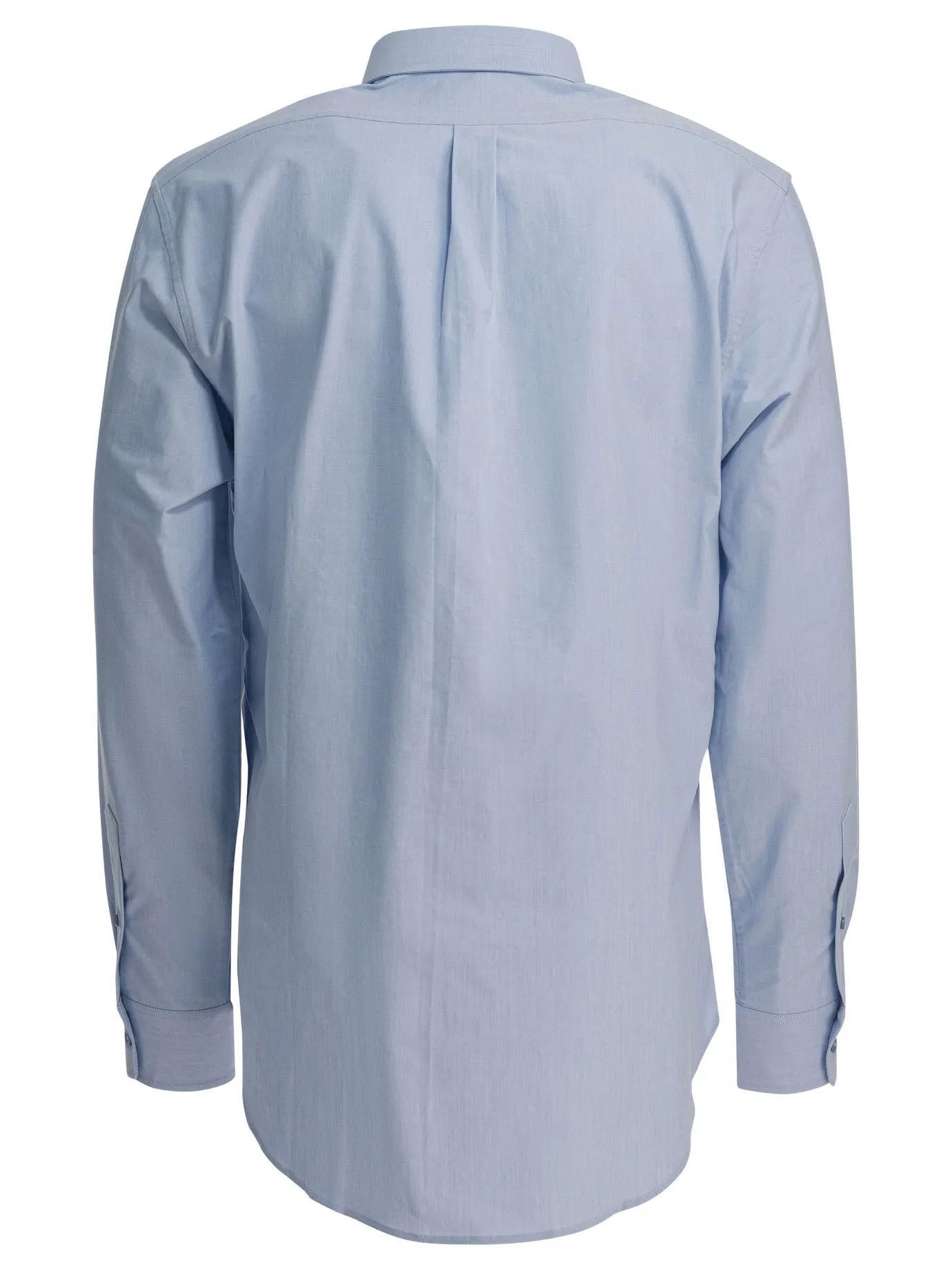 Cotton Shirt With Logo Shirts Light Blue sold by Wanan Luxury product image thumbnail 2