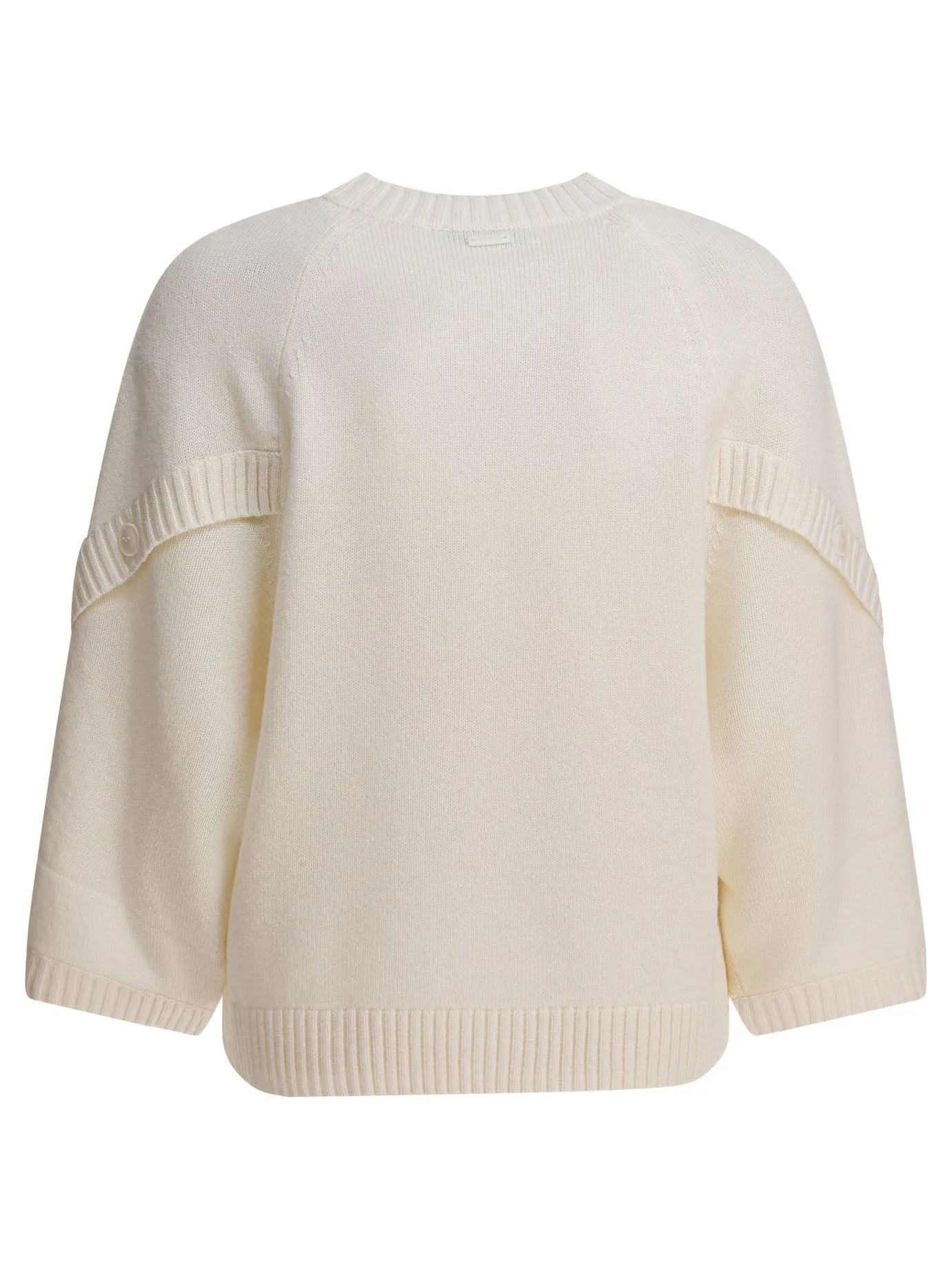 Wool And Cashmere Over Sweater Knitwear White sold by Wanan Luxury product image thumbnail 2