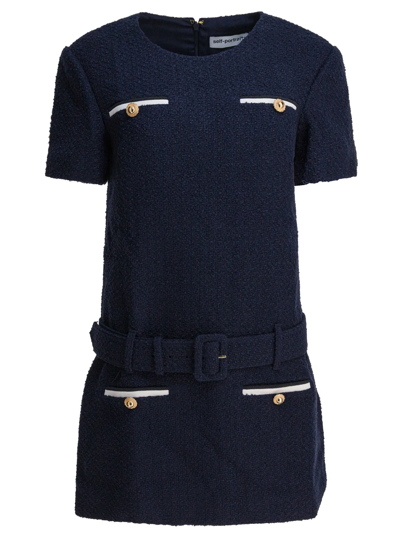 Bouclé Dress Dresses Blue sold by Wanan Luxury