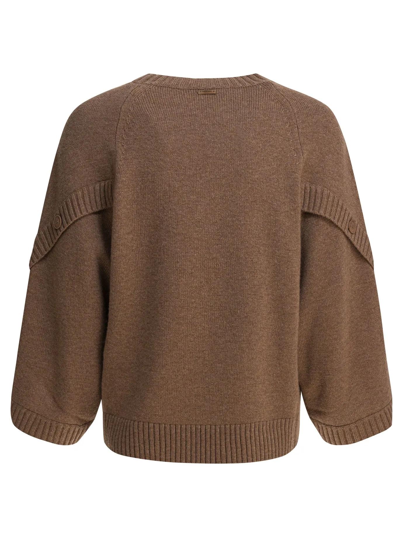 Wool And Cashmere Over Sweater Knitwear Brown sold by Wanan Luxury product image thumbnail 2