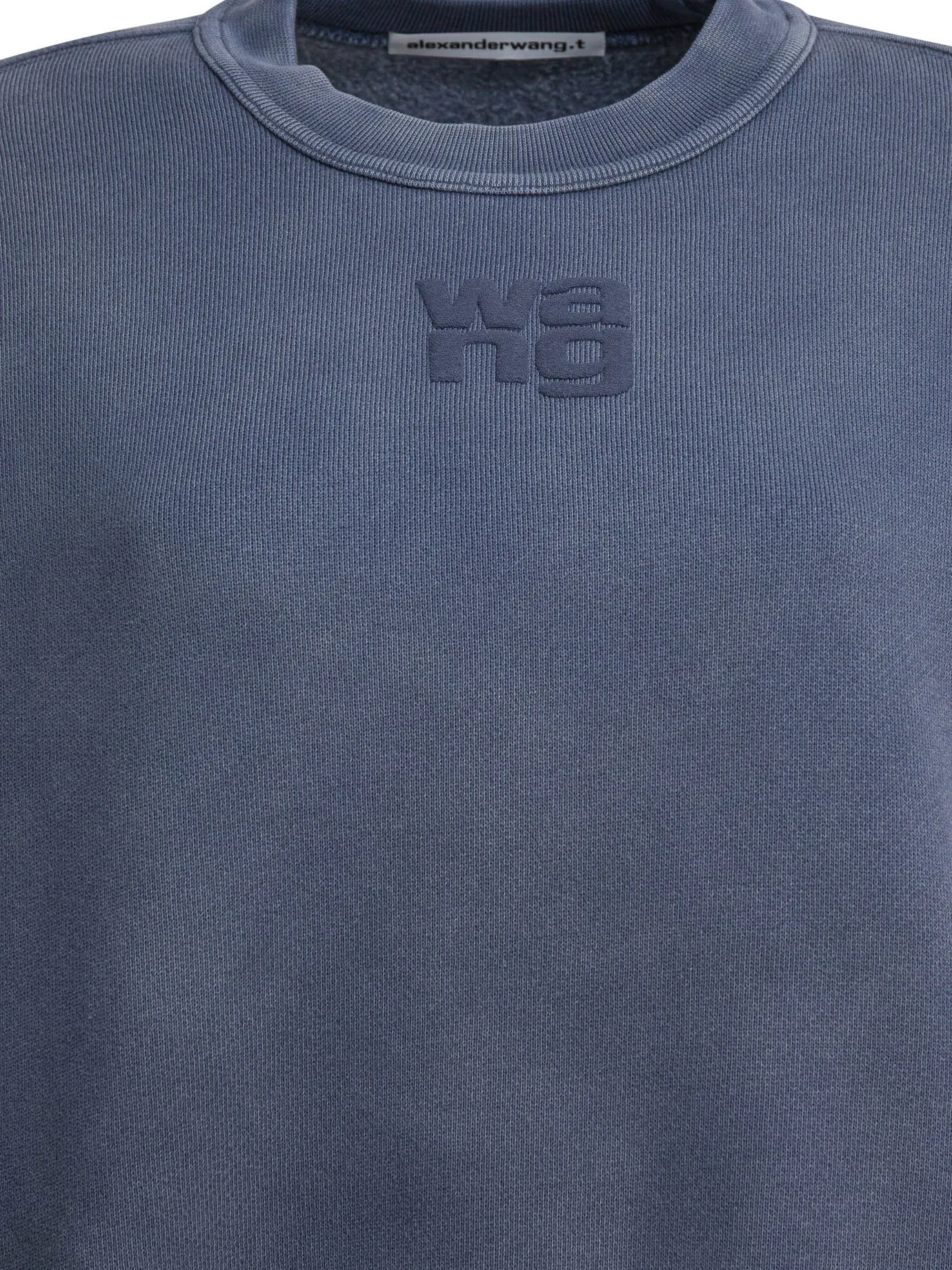 Cotton Sweatshirt With Logo Sweatshirts Blue sold by Wanan Luxury product image thumbnail 3