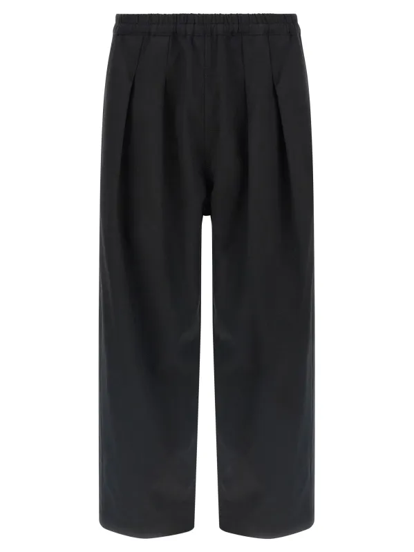 Cotton Trousers Pants Black sold by Wanan Luxury