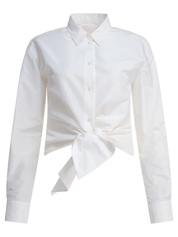 Shirt With Bow Shirts White sold by Wanan Luxury