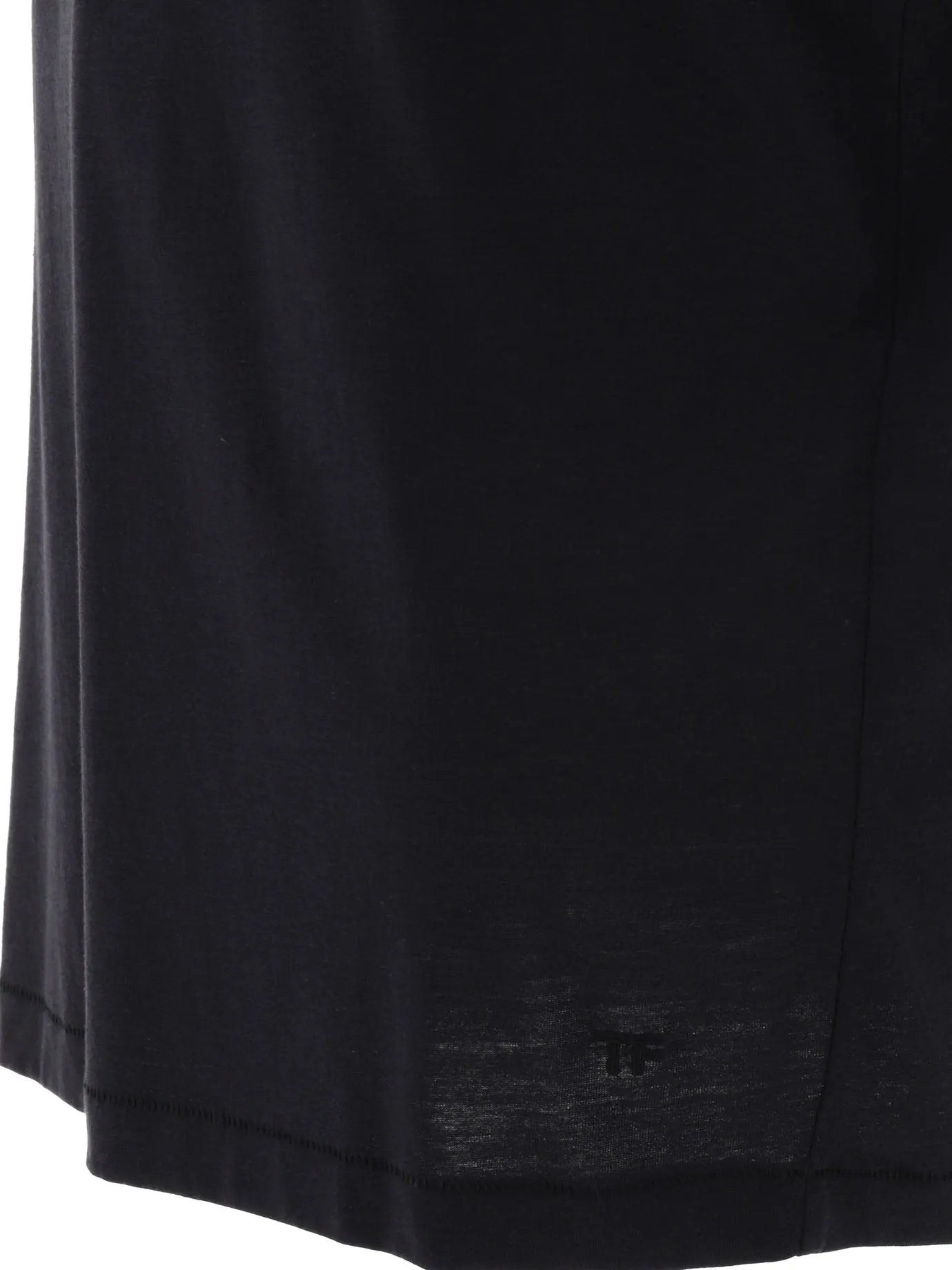 Cotton Lyocell T-Shirt T-Shirts Black sold by Wanan Luxury product image thumbnail 4