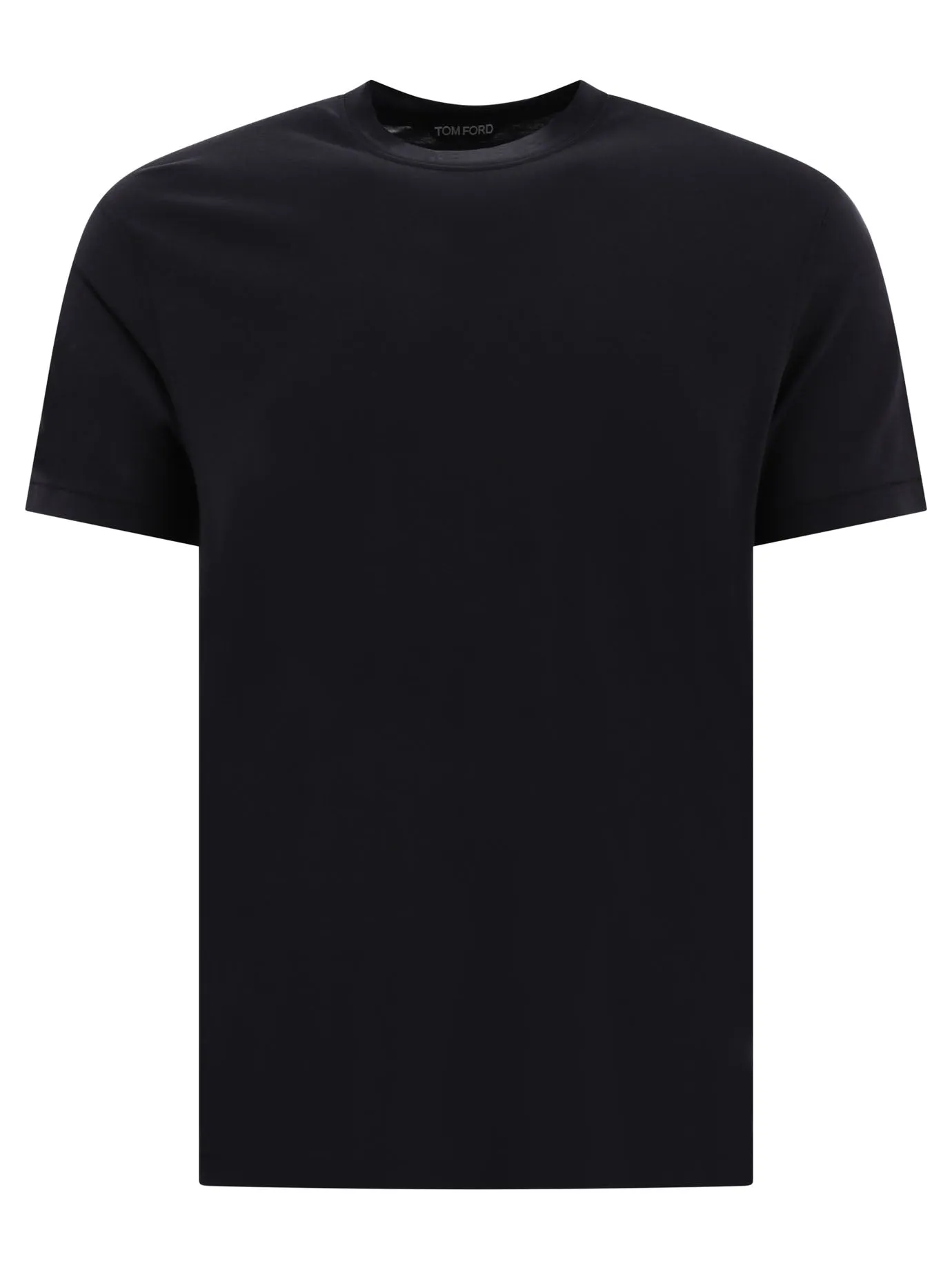 Cotton Lyocell T-Shirt T-Shirts Black sold by Wanan Luxury