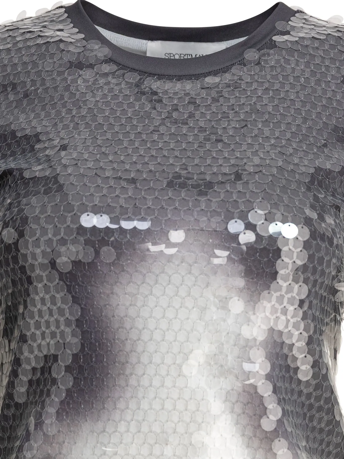 T-Shirt With Sequins T-Shirts Grey sold by Wanan Luxury product image thumbnail 3