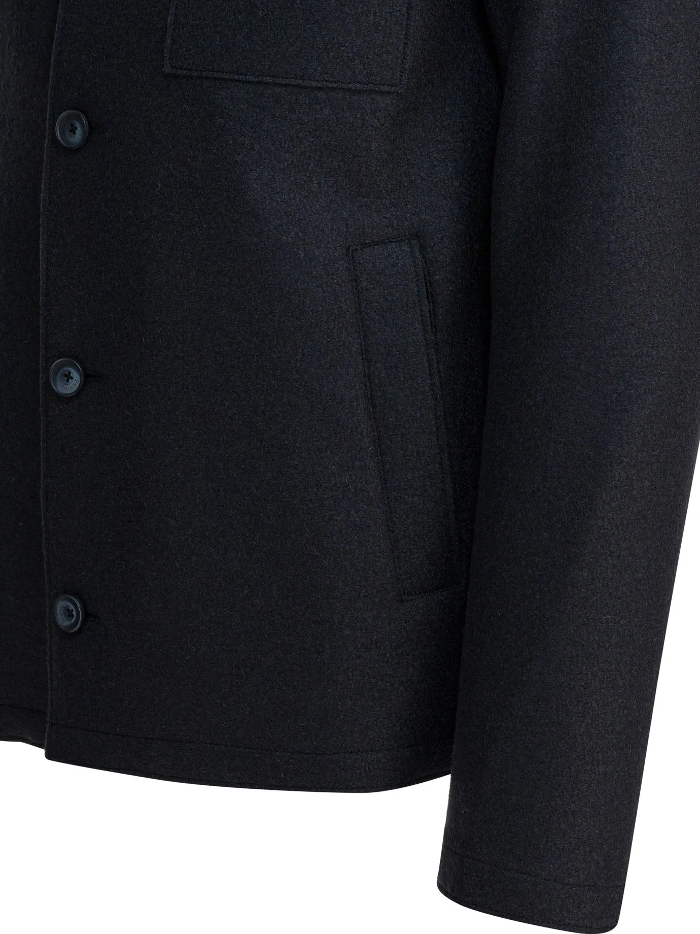 Virgin Wool Overshirt Jacket Jackets And Coats Blue sold by Wanan Luxury product image thumbnail 4