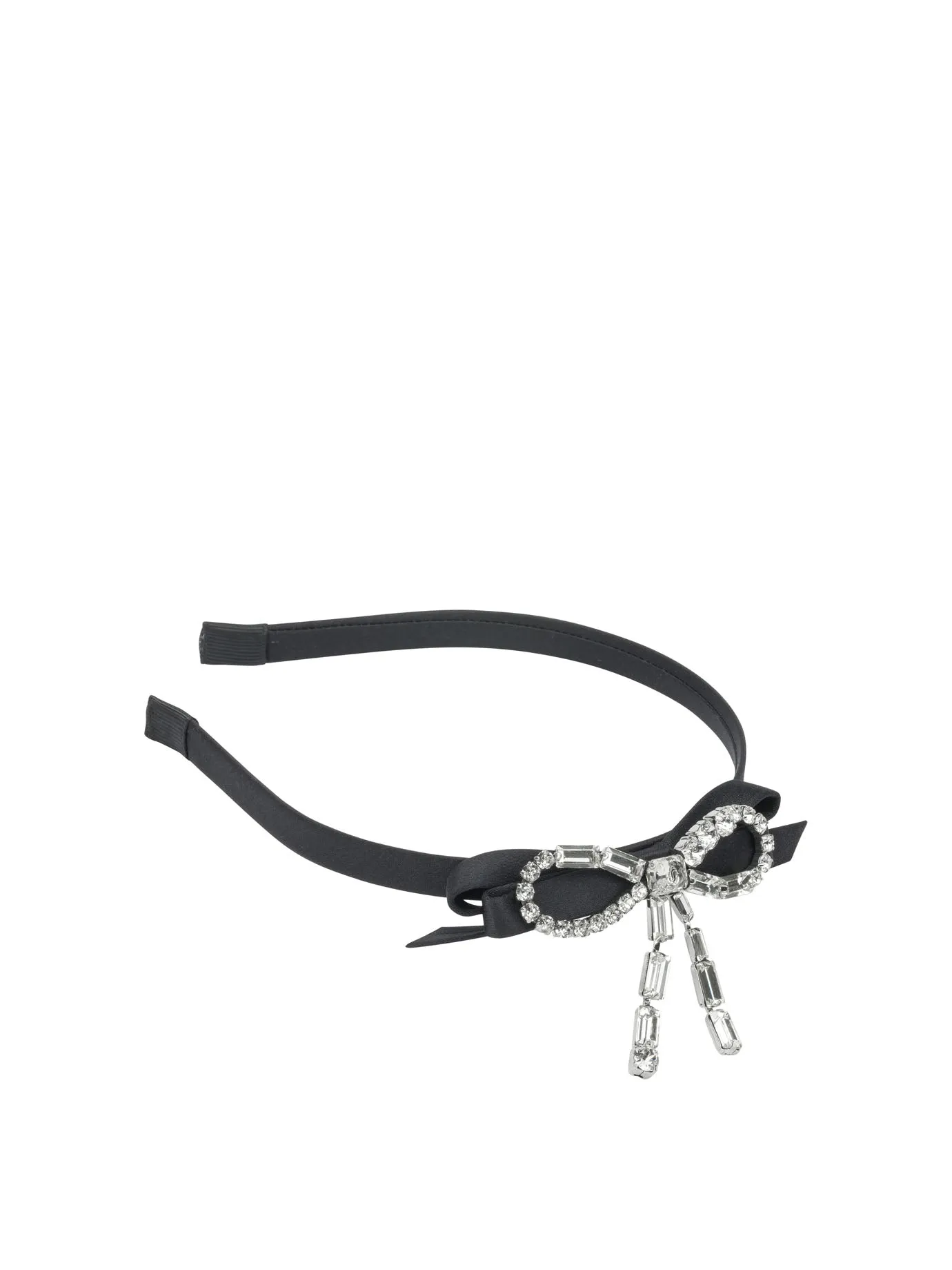 Crystal Bow Hair Accessories Black sold by Wanan Luxury