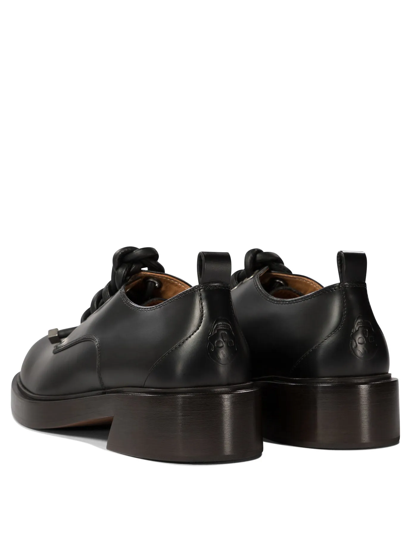 Lace-Up Derby Shoes Lace-Up Shoes Black sold by Wanan Luxury product image thumbnail 3