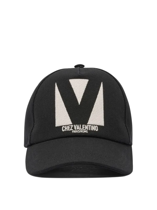 Chez Valentino Hats Black sold by Wanan Luxury