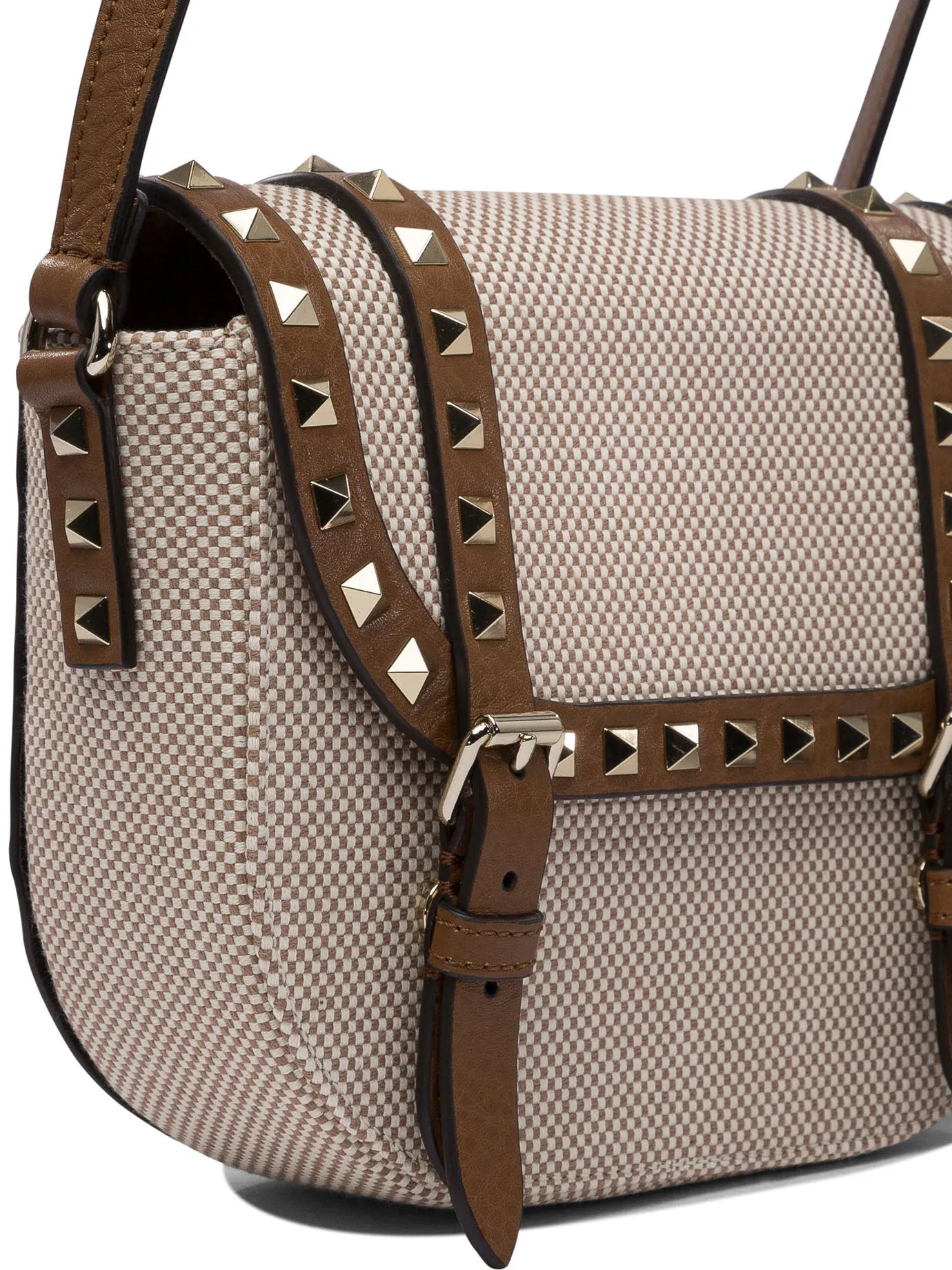 Rockstud Crossbody Bags Beige sold by Wanan Luxury product image thumbnail 4