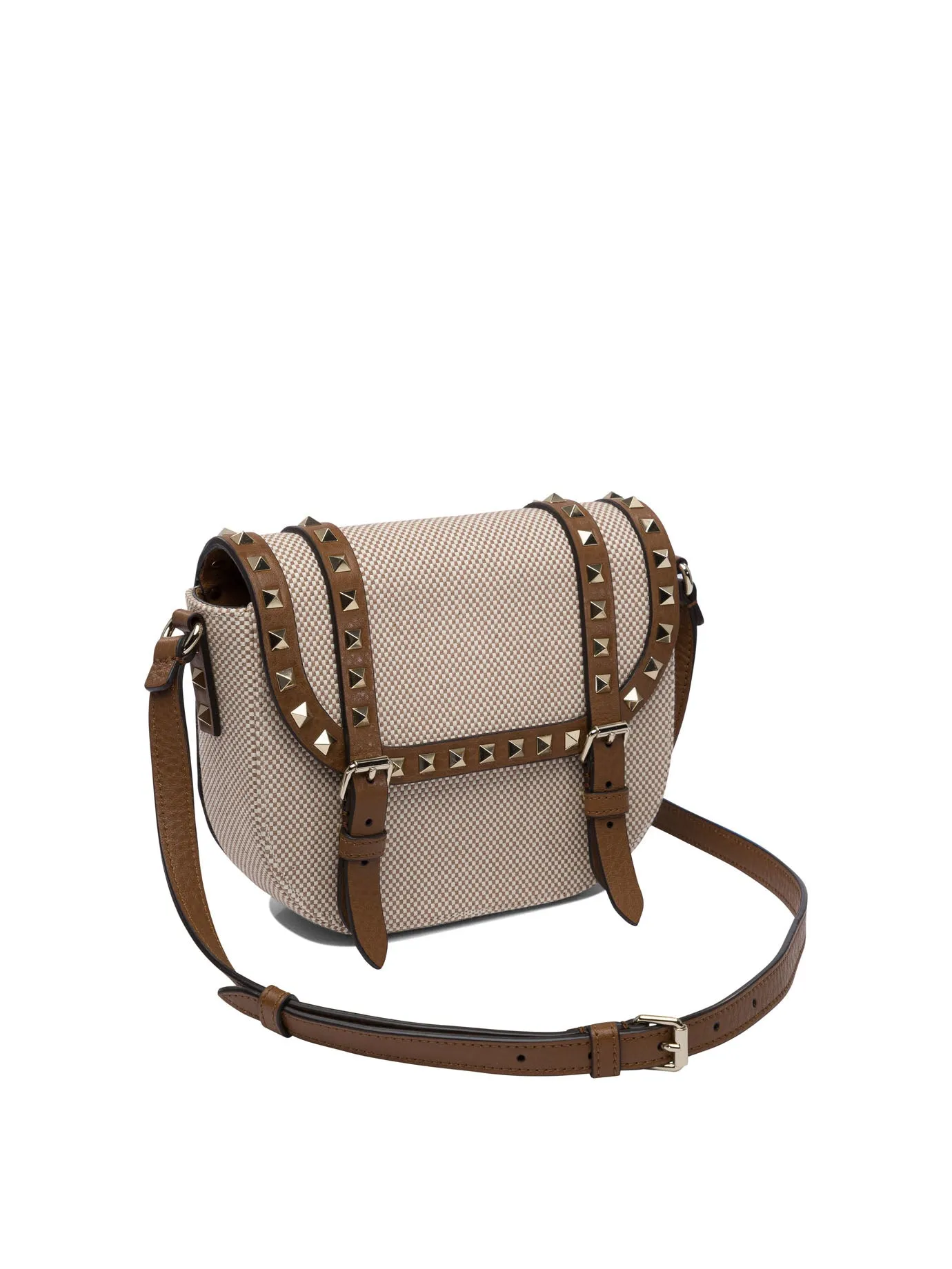 Rockstud Crossbody Bags Beige sold by Wanan Luxury product image thumbnail 2