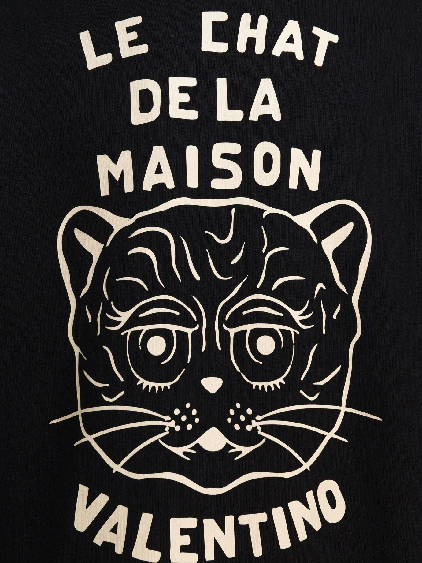 Le Chat De La Maison Sweatshirts Black sold by Wanan Luxury product image thumbnail 3