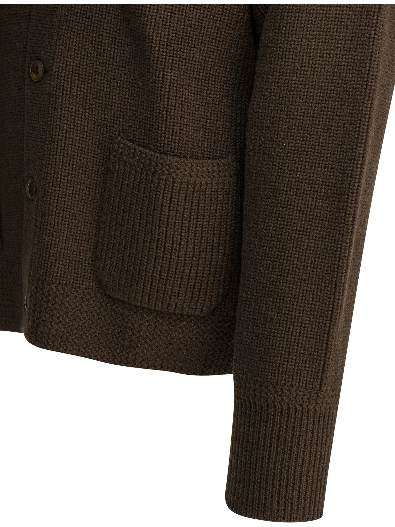 Wool Cardigan Knitwear Brown sold by Wanan Luxury product image thumbnail 4