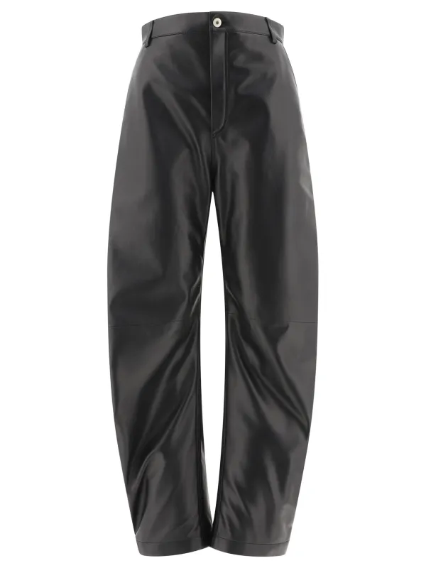 Balloon In Nappa Lambskin Trousers Black sold by Wanan Luxury
