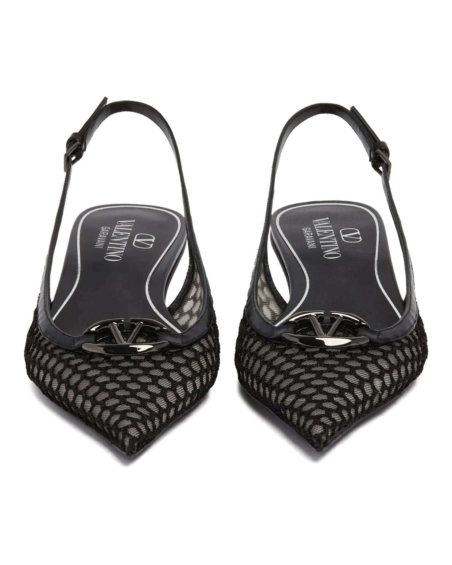 Pointed Slingback Ballet Flats 20 Mm Heeled Shoes Black sold by Wanan Luxury product image thumbnail 3