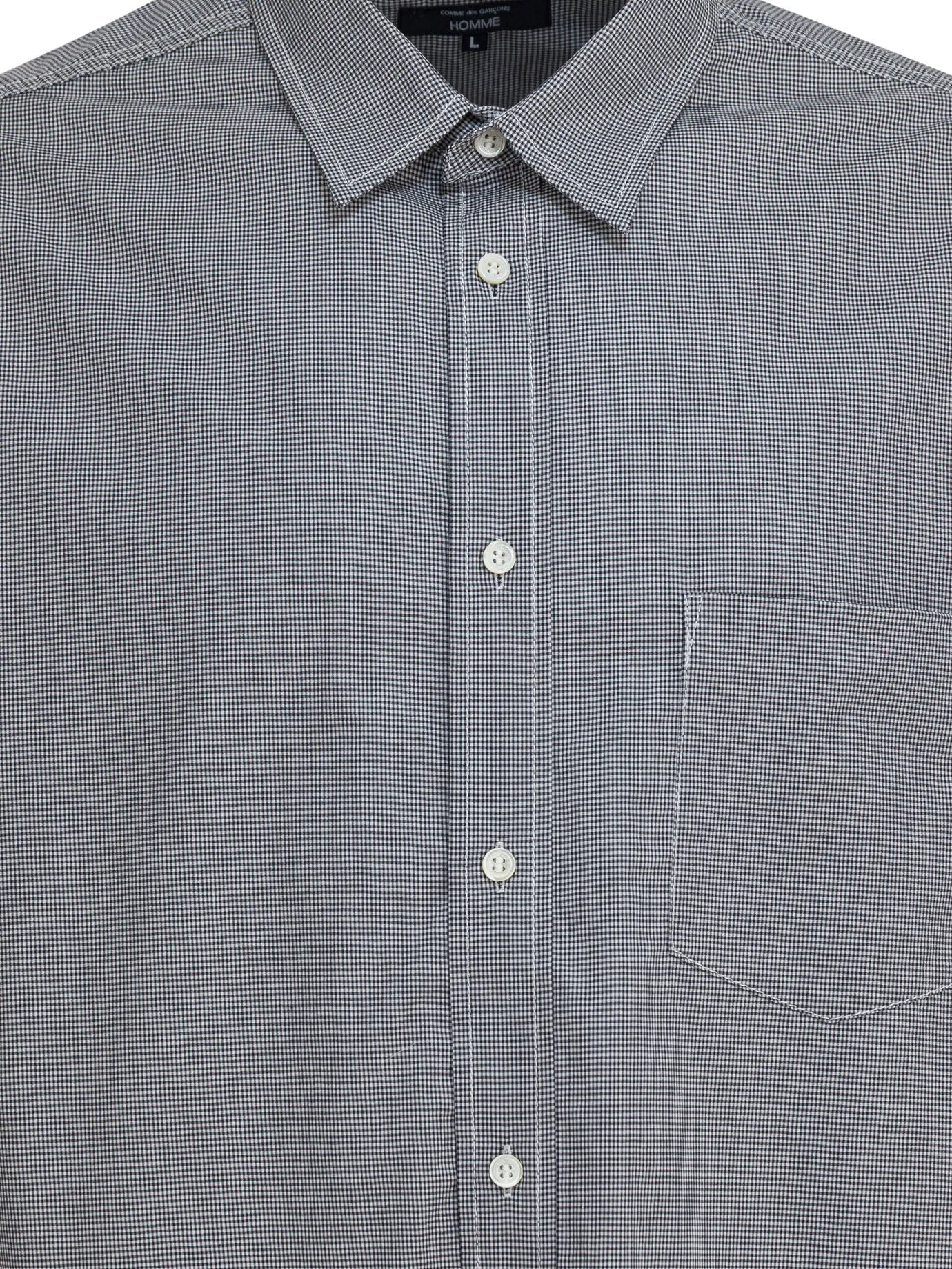 Shirt With Cotton Inserts Shirts Grey sold by Wanan Luxury product image thumbnail 3