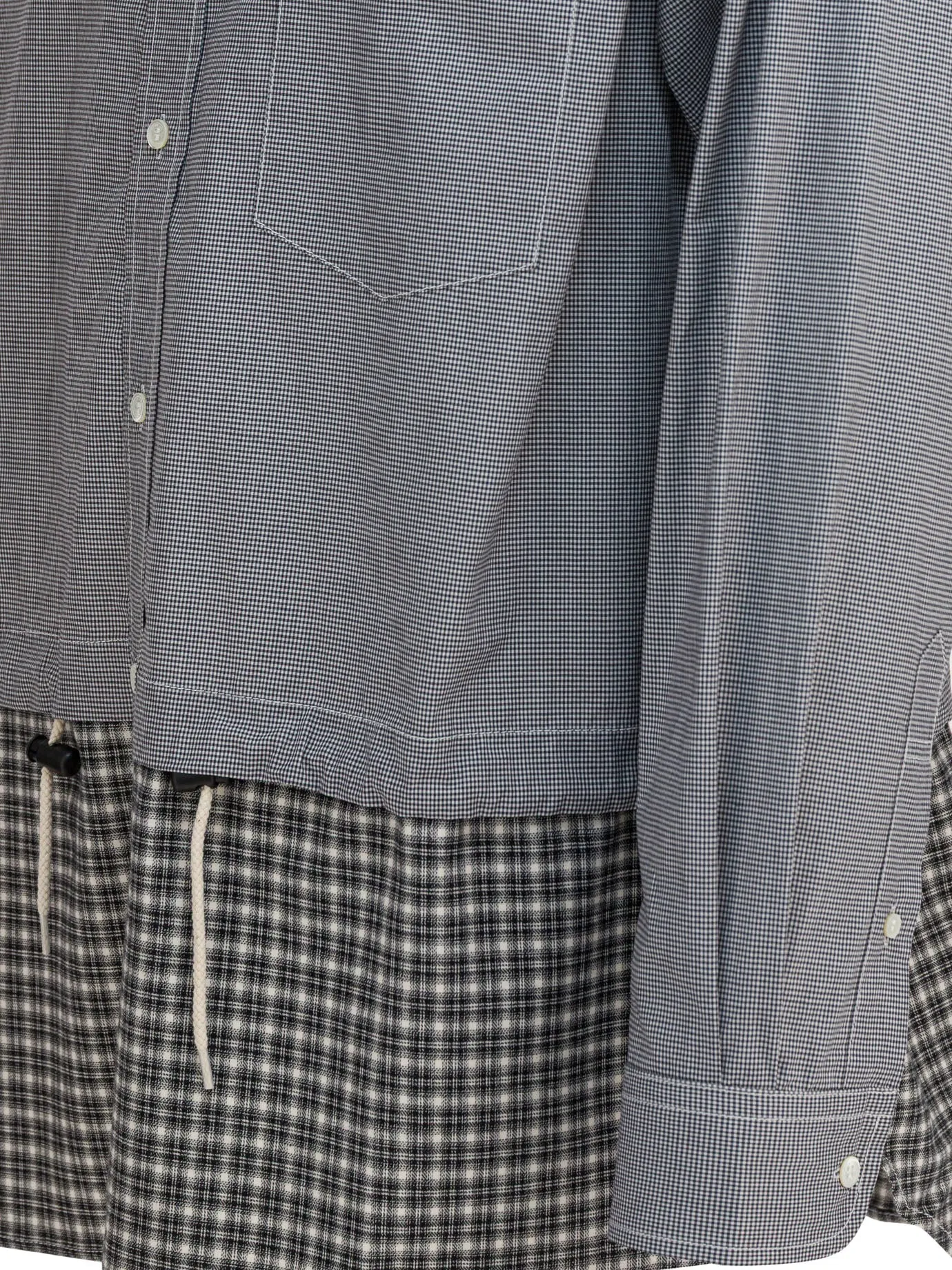 Shirt With Cotton Inserts Shirts Grey sold by Wanan Luxury product image thumbnail 4