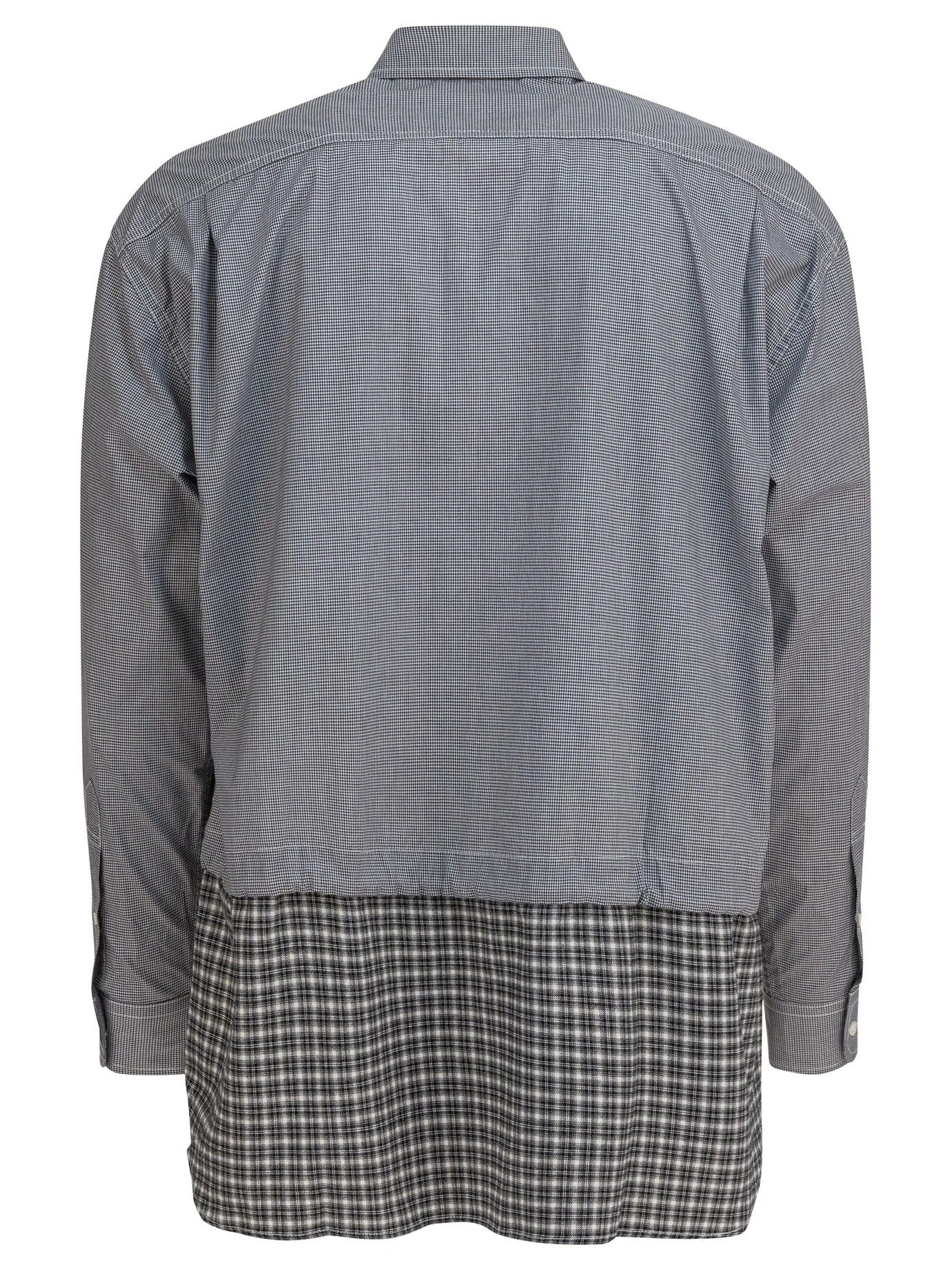Shirt With Cotton Inserts Shirts Grey sold by Wanan Luxury product image thumbnail 2