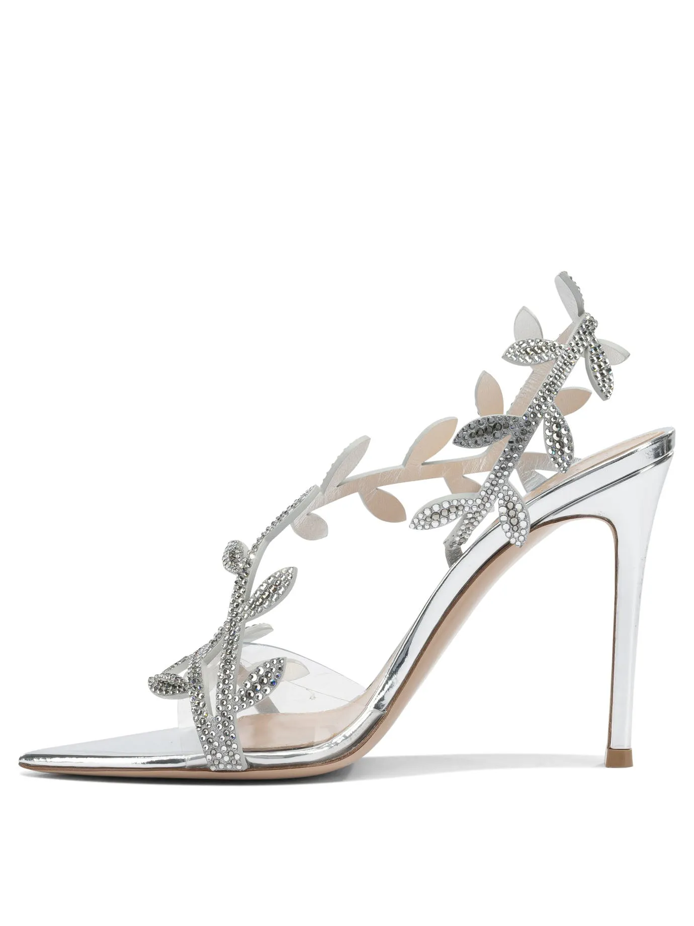 Crystal Flavia 105mm Sandals Silver sold by Wanan Luxury product image thumbnail 3