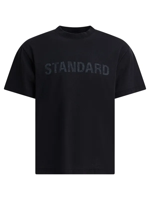 Standard T-Shirts Black made by Balenciaga