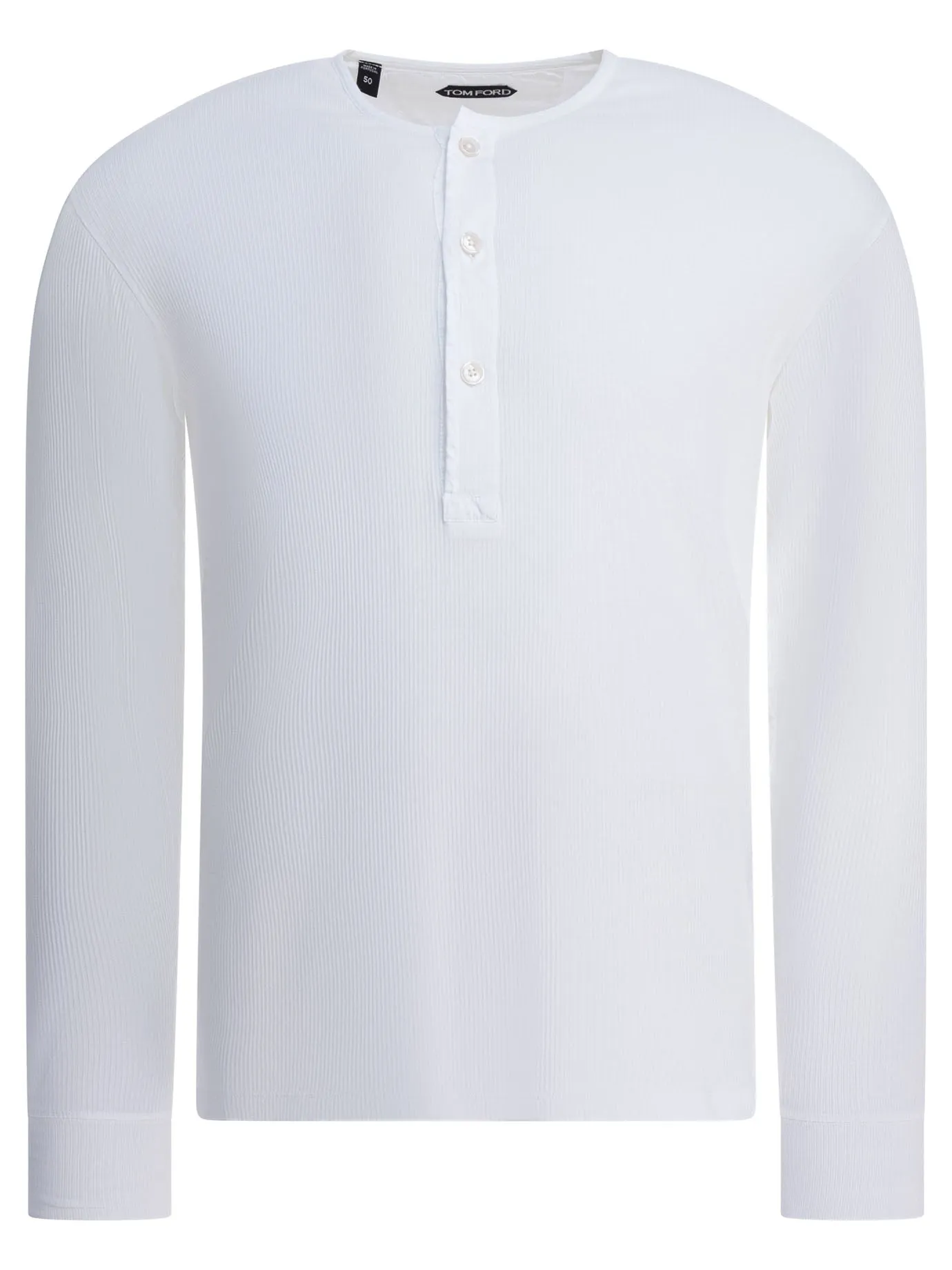 Henley T-Shirts White sold by Wanan Luxury